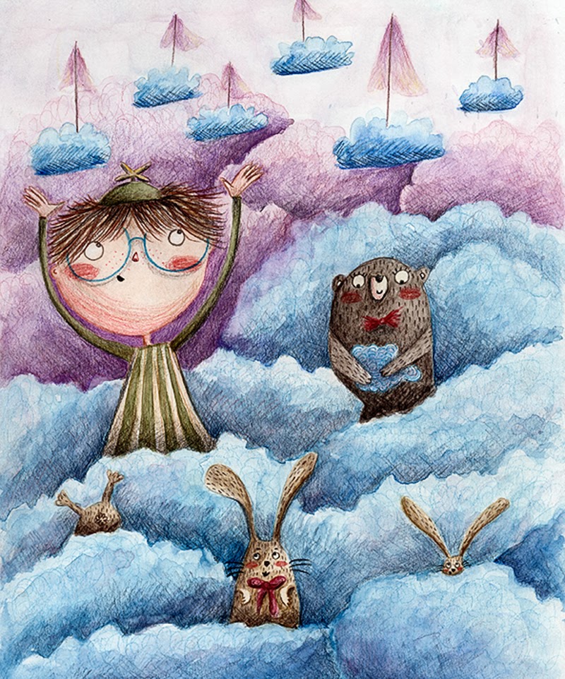 Illustrations by Aleksandra Szmidt from Poland living in New Zealand.