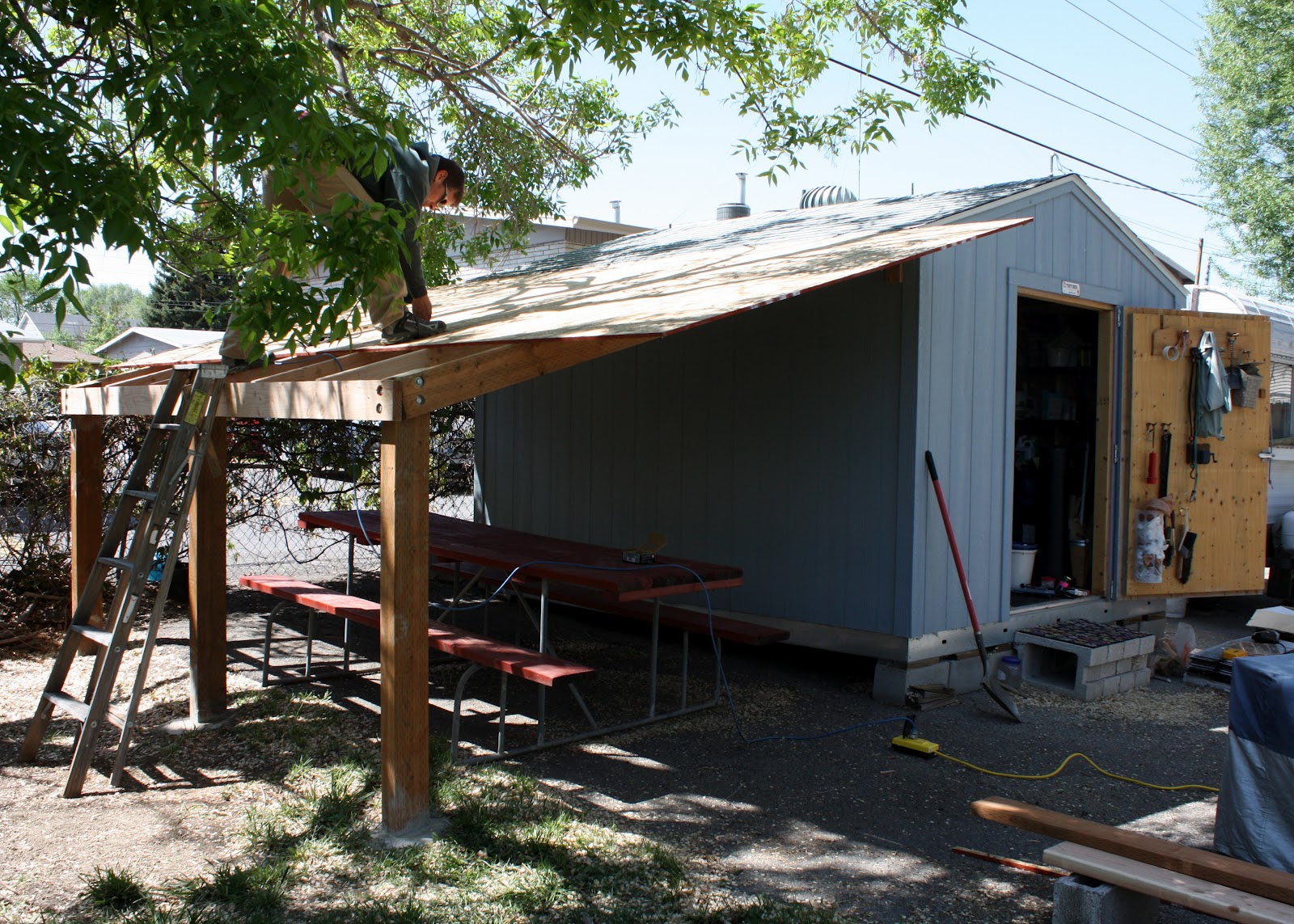 Adding on to the Shed