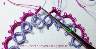 Tutoriel arceau double crochetage split chain