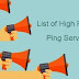 Free Top High PR 7 - PR 1 Ping Service Site List