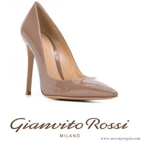 Crown Princess Mary in Gianvito Rossi Gianvito Patent Leather Pumps