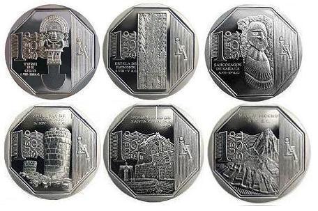 COLECCION MONEDAS DE 1 SOL " RIQUEZA Y ORGULLO DEL PERU ": MONEDAS 1 ...