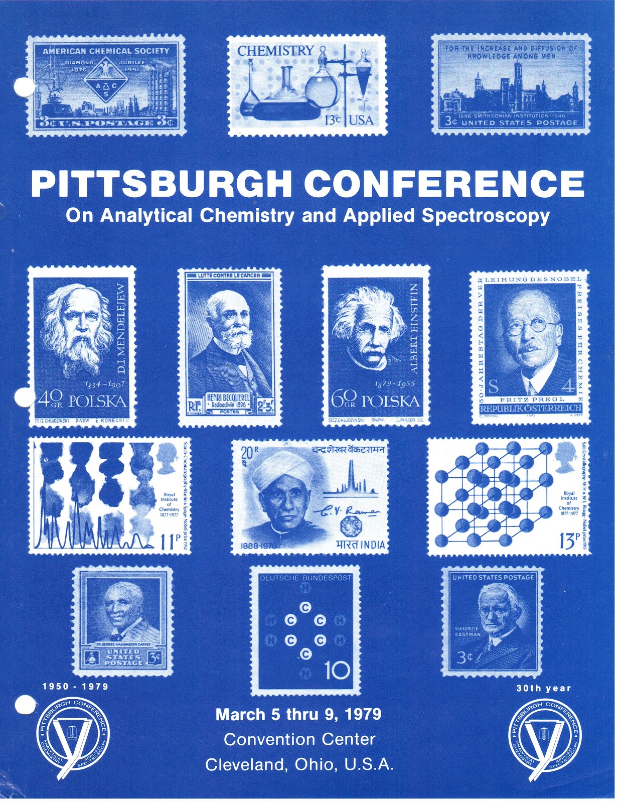 Chemophilately Museum Pittsburgh Conference on Analytical Chemistry