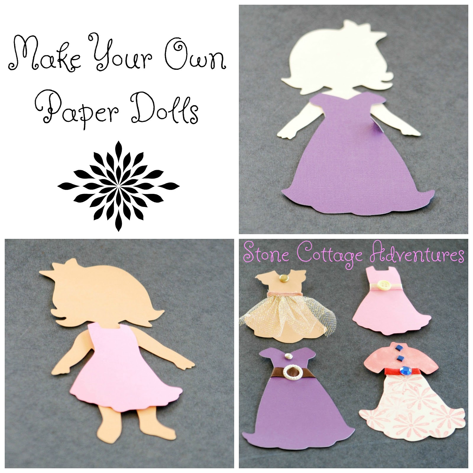 Stone Cottage Adventures Make Your Own Paper Dolls for De Stash Challenge