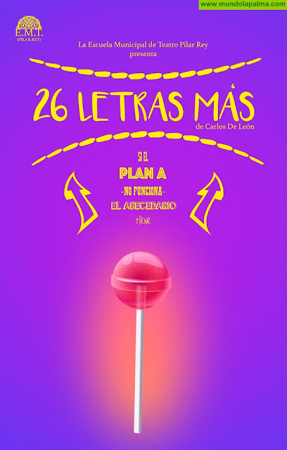 La Escuela de Teatro de Santa Cruz de La Palma interpreta la obra ‘26 letras más’de Carlos De León