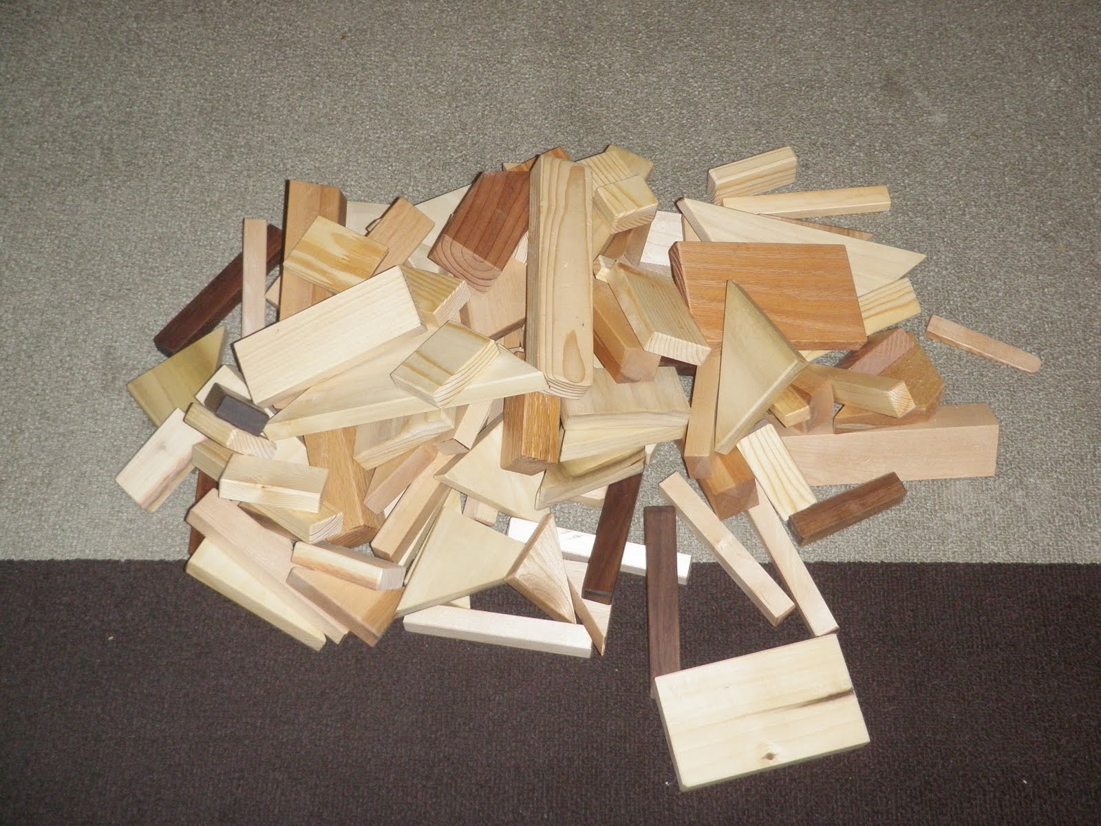 Saw Dust and Splinters Bucket of Blocks