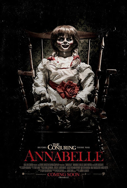 Poster of Annabelle 2014 Dual Audio [Hindi DD5.1-English] 720p BluRay ESubs Download
