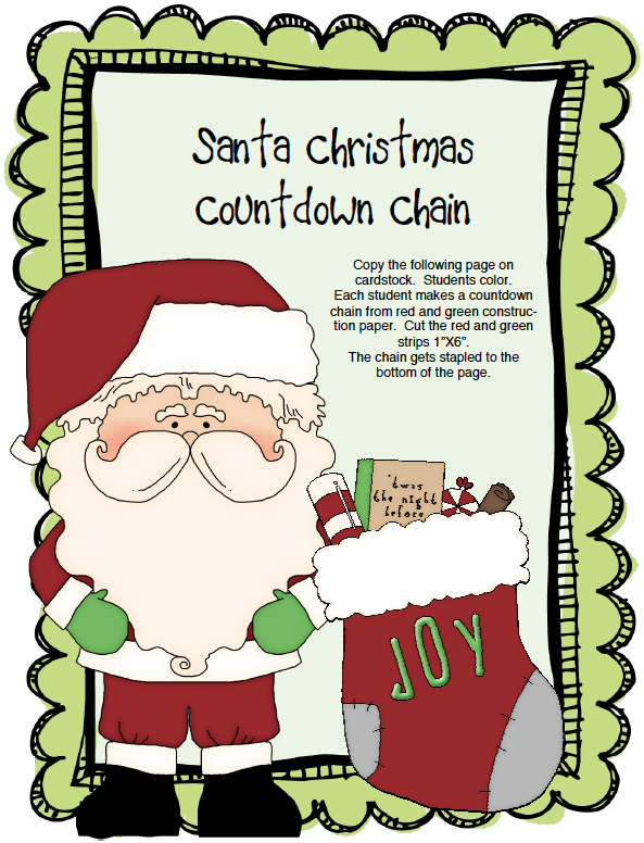 The Best Of Teacher Entrepreneurs FREE MISC LESSON Santa Countdown  The Best Of Teacher Entrepreneurs FREE MISC LESSON Santa Countdown