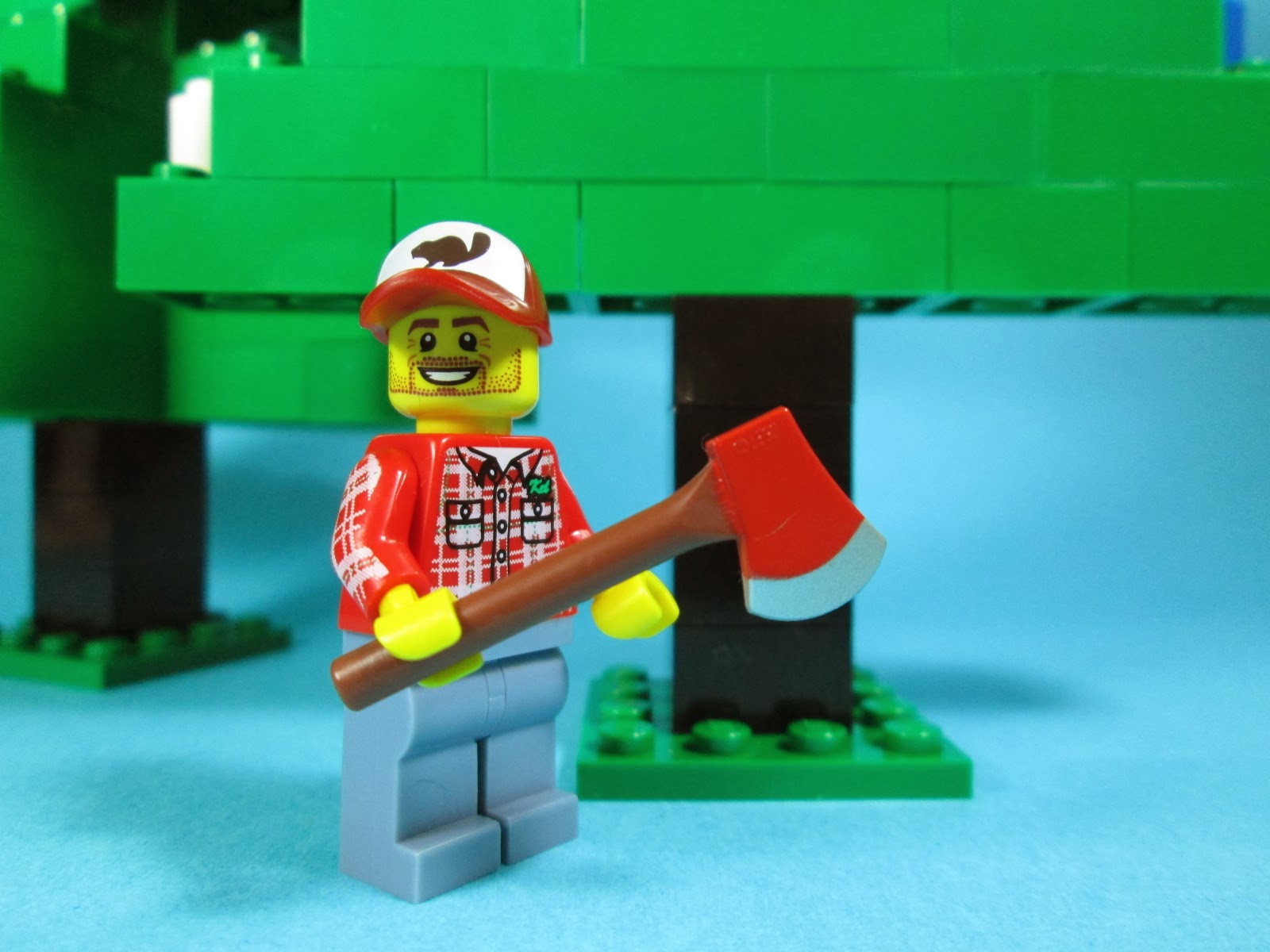 MOC LEGO ...depois do Natal veio o lenhador!