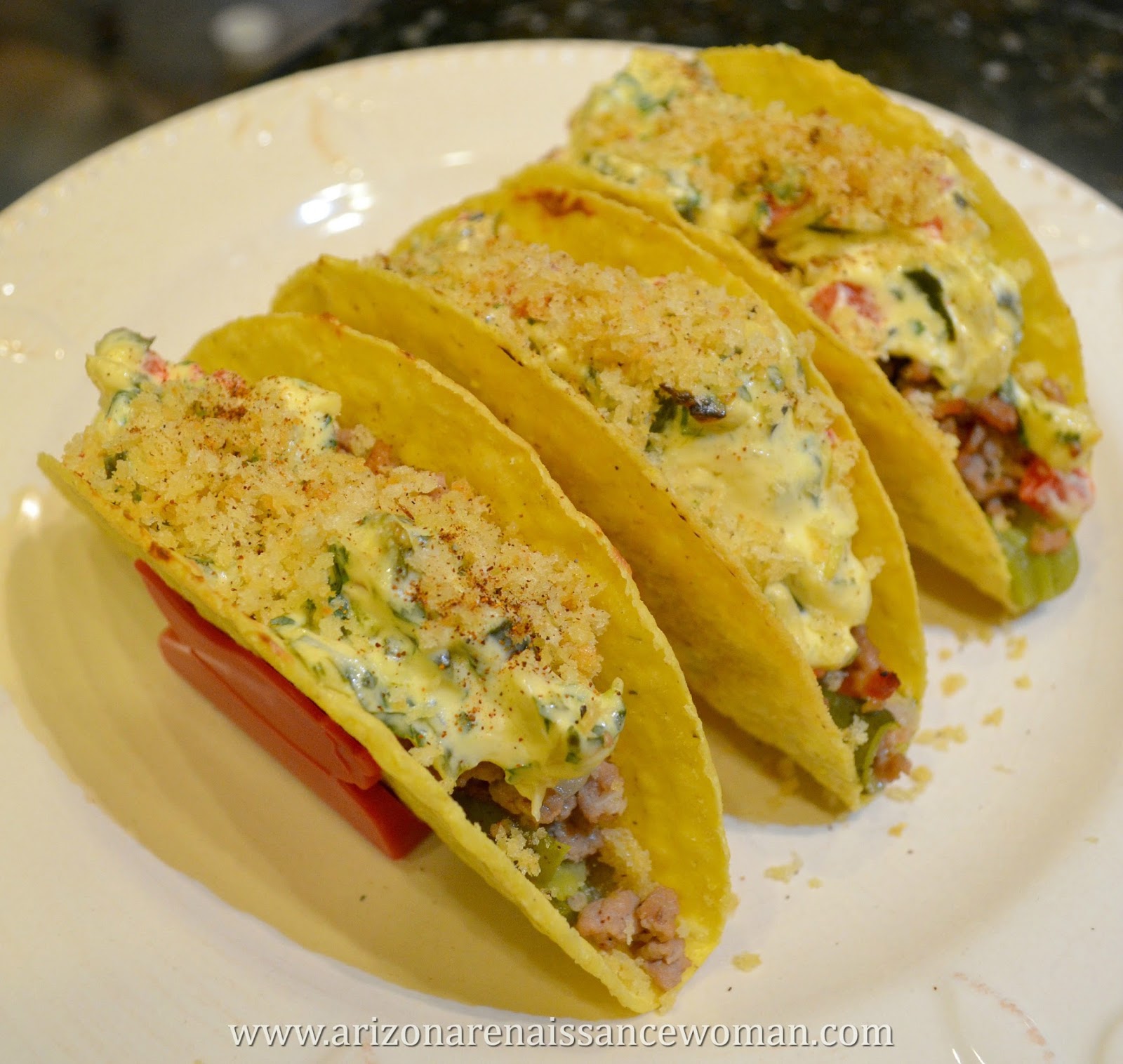 Arizona Renaissance Woman 77. Deconstructed Jalapeño Popper Tacos!!!