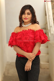 Priya Augustin in Red Top cute beauty hq .xyz Exclusive Pics 012