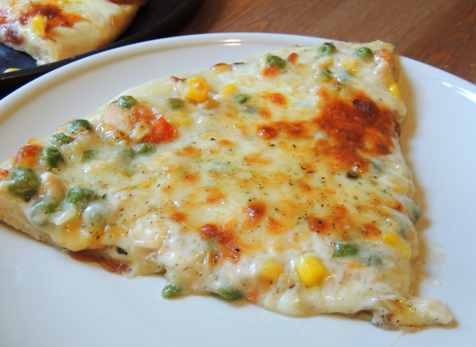 Gas Stove Girl Chicken Pot Pie Pizza with Parmesan Ranch Cream Sauce