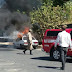 Bombeiros agem rapidamente e evitam que carro queime por completo na Cidade de Goiás