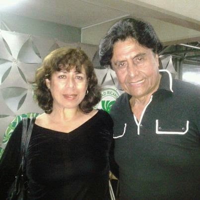 Con el actor Reinaldo Arenas