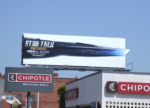 Star Trek: Discovery special extension cut-out billboard Star Trek Discovery extension billboard