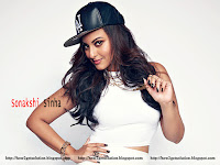 sonakshi sinha photo beautiful hd wallpaper hot new look, sonakshi wearing black cap with white dress