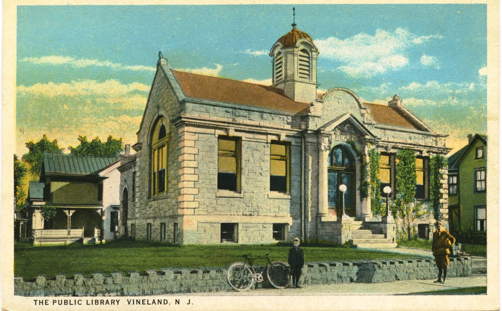 Library Postcards The Public Library, Vineland, New Jersey