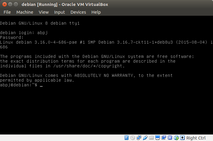 Done Debian Done Debian