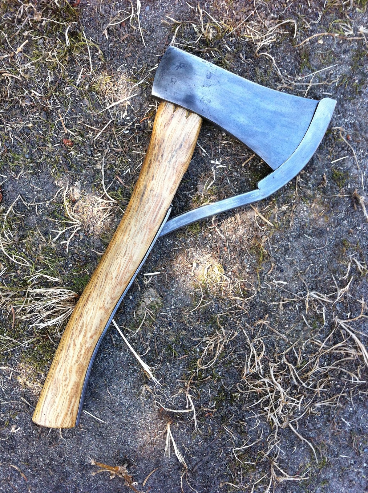 Four Bees Marbles No. 5 Pocket Axe ReFinished and Blued. Number 5