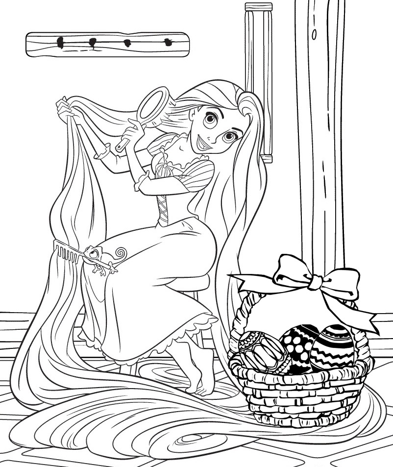 tangled castle coloring pages - photo #40