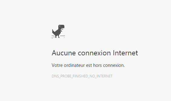 Jouez Avec Le Dinosaure De Google Chrome Pendant Les Coupures Internet