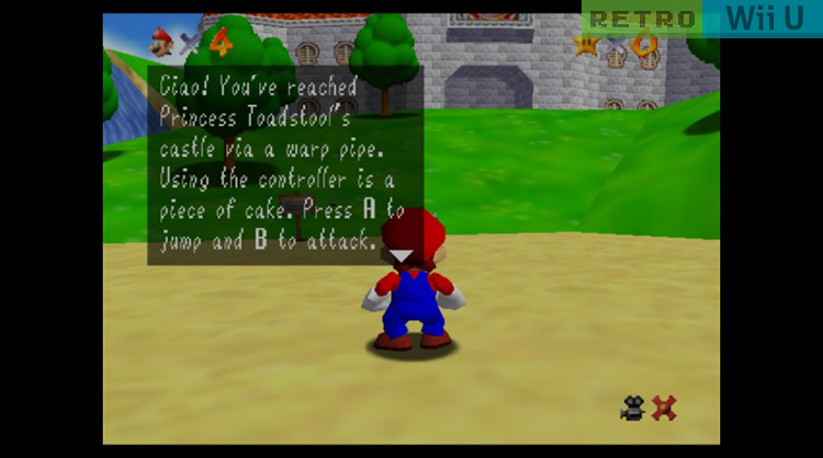 Console Virtuelle Wii U : Mario 64 perd le français, mais gagne en vitesse !