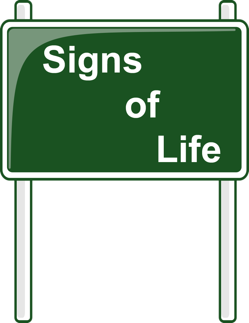 Rick's Methodist Musings SIGNS OF LIFE