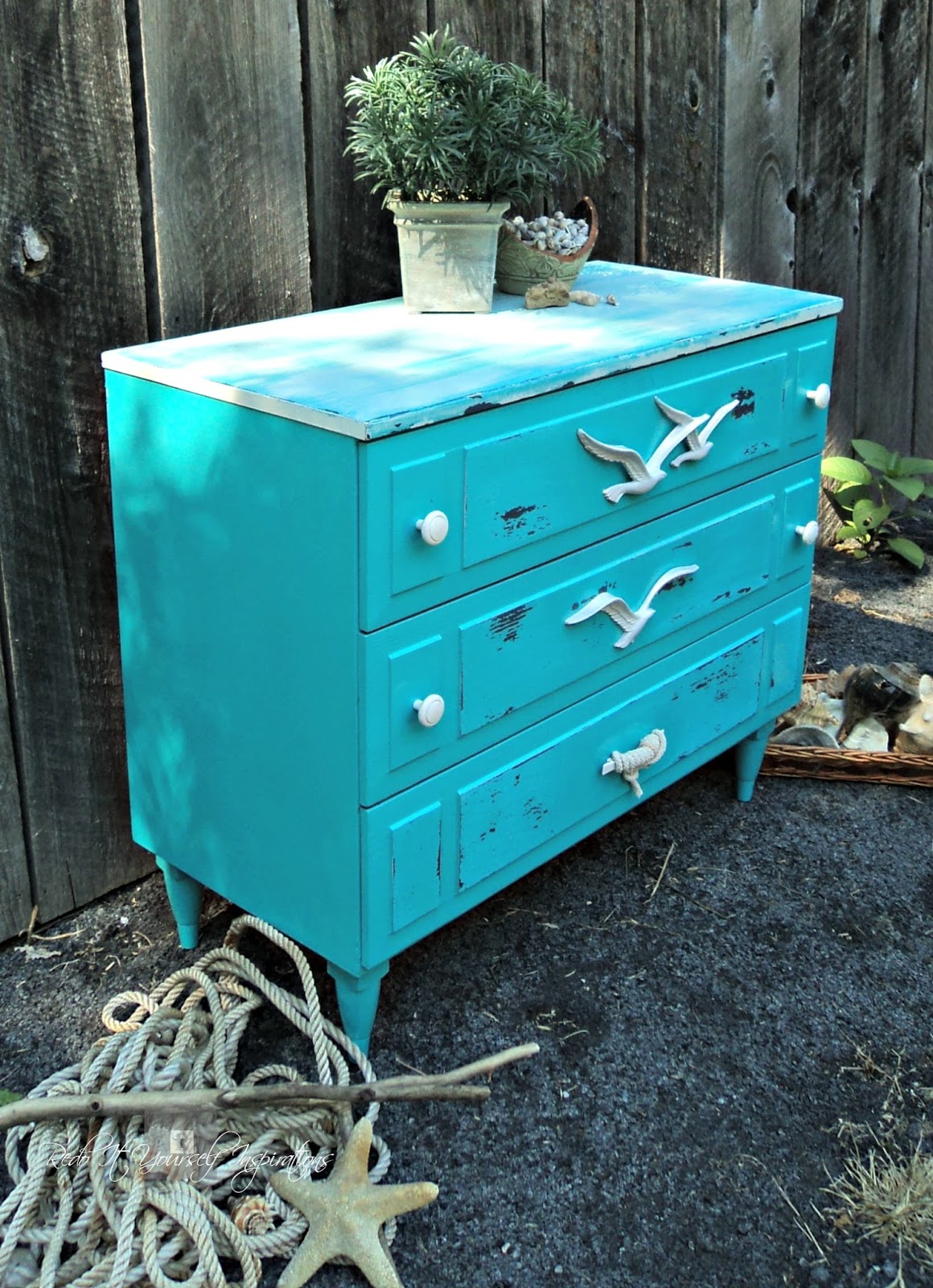 Coastal Dresser: A Redo | Redo It Yourself Inspirations : Coastal ...