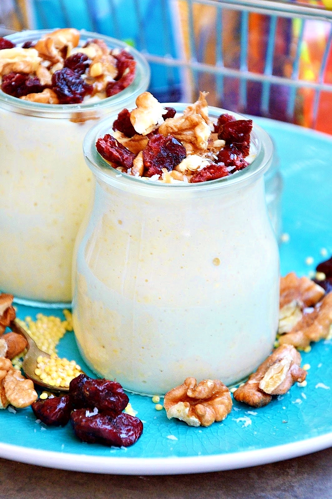 Moja smaczna kuchnia I blog kulinarny Pudding jaglany z owocami