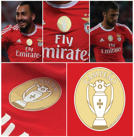 Football teams shirt and kits fan: Benfica Campeo 2015 badge