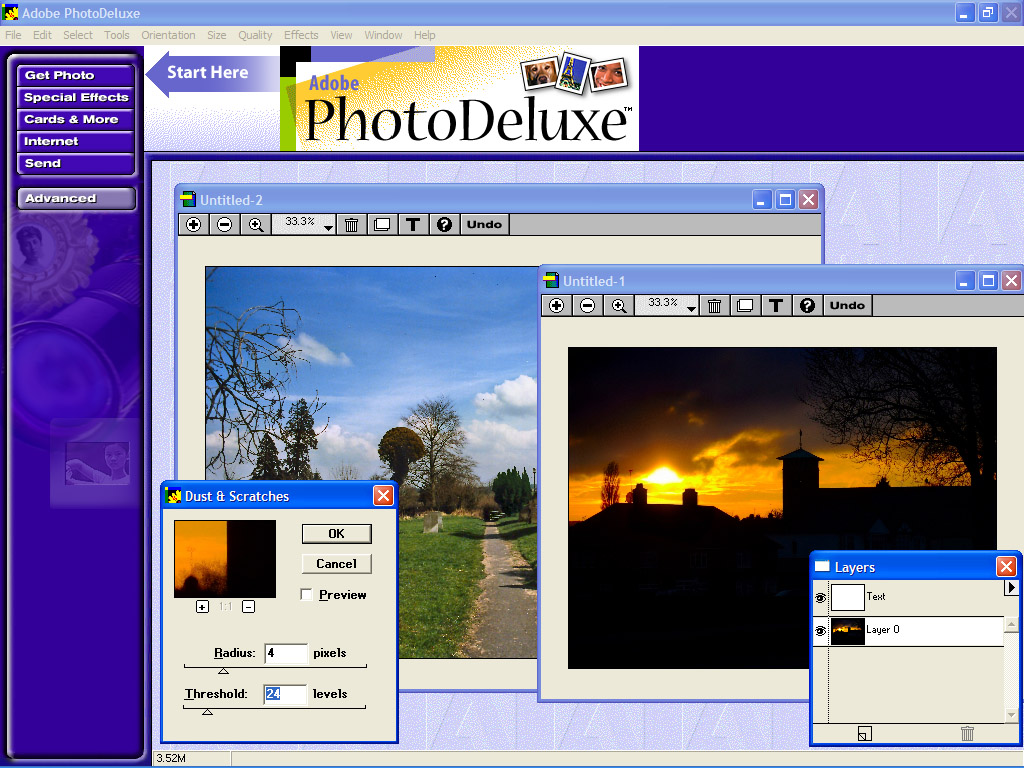 Adobe PhotoDeluxe Revisited Botch
