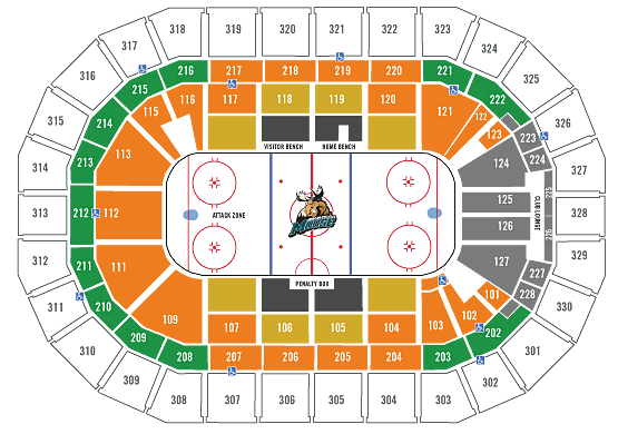 Manitoba Moose Seating Chart