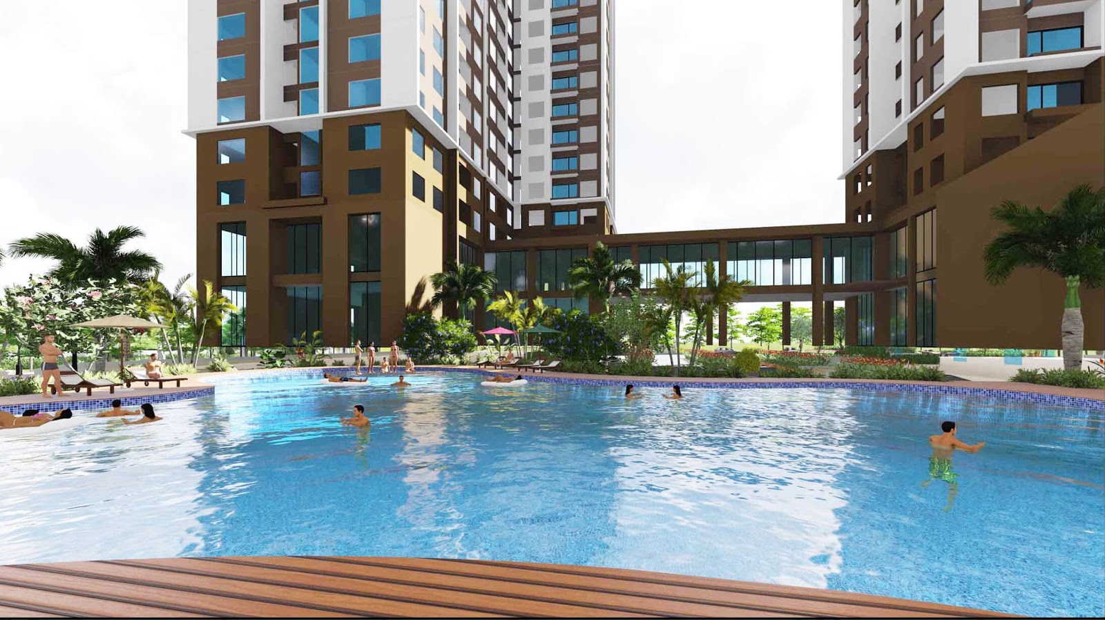 Tiện ích bể bơi cao cấp tại dự án chung cư An Bình City Tiện ích bể bơi cao cấp tại dự án chung cư An Bình City