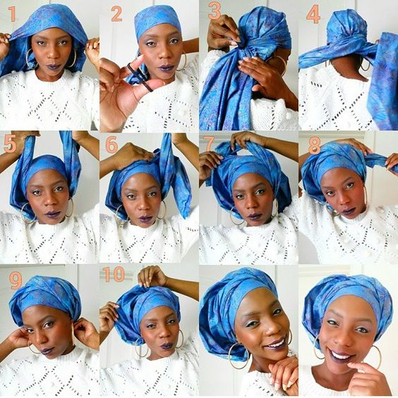 The AfroFusion Spot: Style Guide: How to Tie Chic Head Wrap Styles