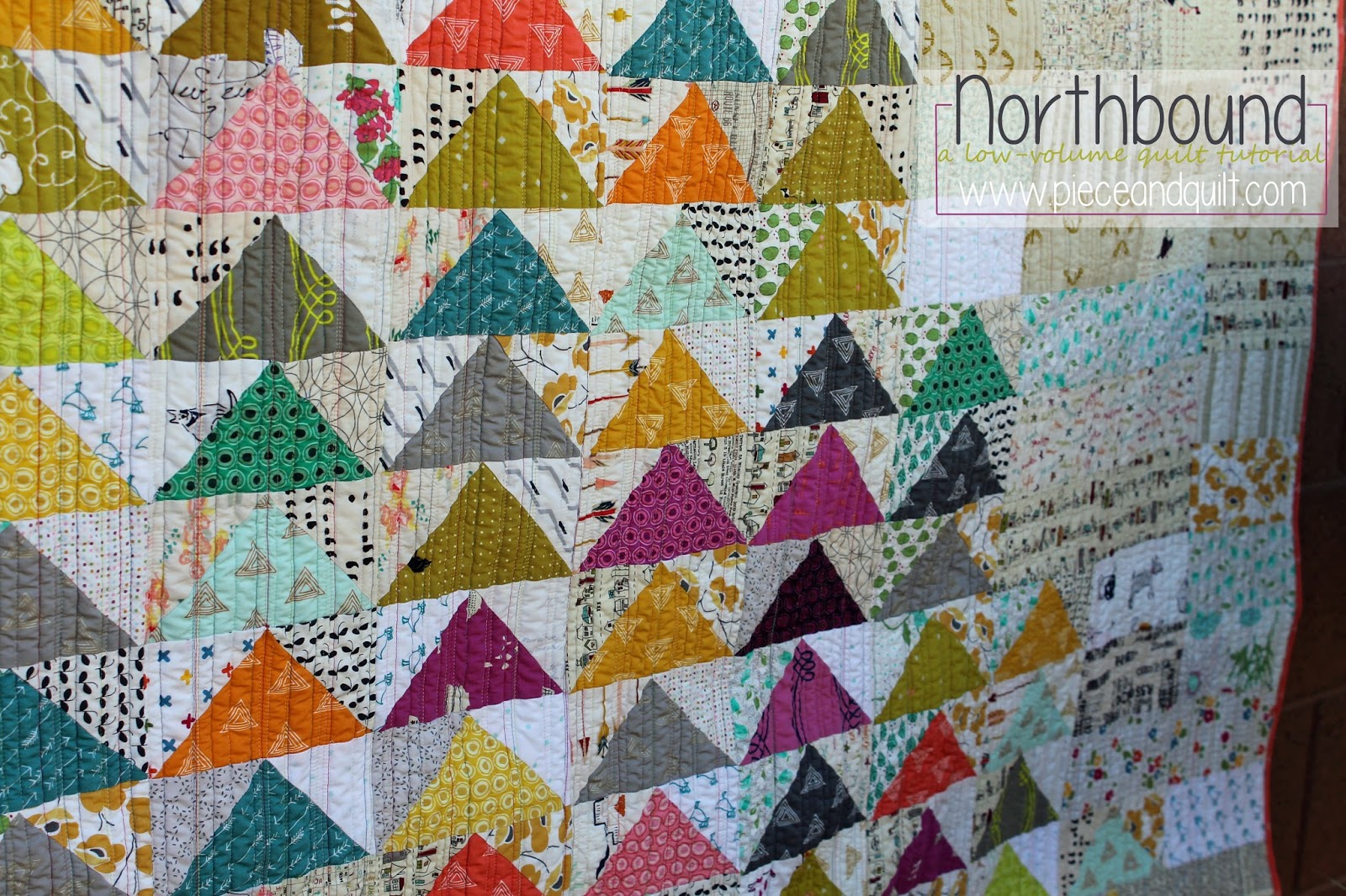 Piece N Quilt Northbound A LowVolume Quilt Tutorial