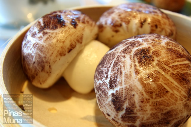China Blue Conrad Manila Steamed Truffle Mushroom Buns