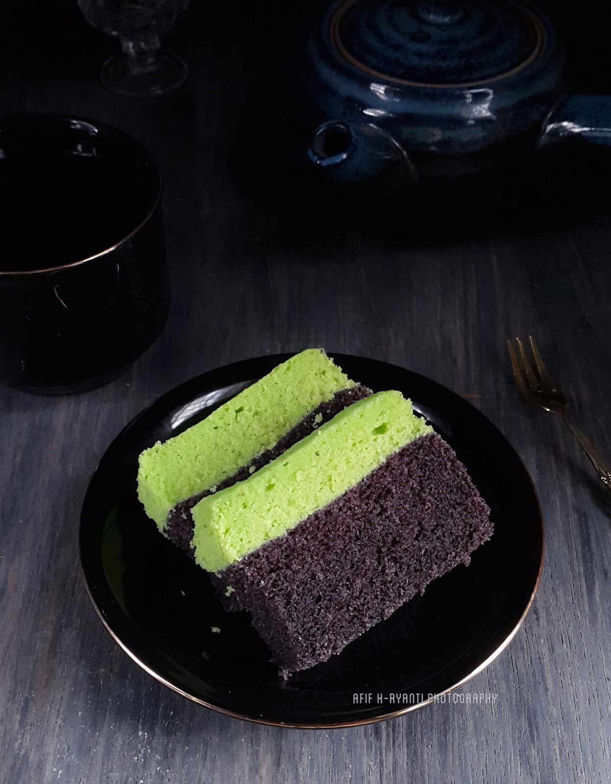 Brownies Kukus Pandan Ketan Hitam