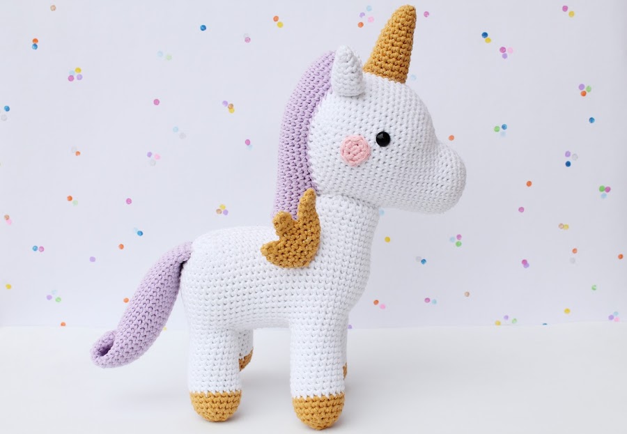 amigurumi; unicorn; picapau; crochet; pattern
