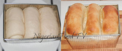 Nigerian bread : second proofing and baking agege bread