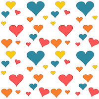 heart pattern paper