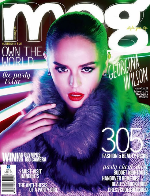 Turtz on the Go: Georgina Wilson Covers MEG Magazine October 2012 Issue