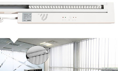 Rèm lá dọc, rèm lật cửa sổ văn phòng cản sáng chống nắng