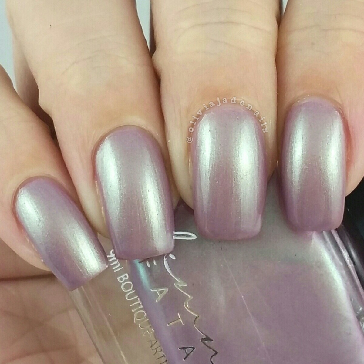 Femme Fatale Cosmetics Tiger Lily swatched by Olivia Jade Nails