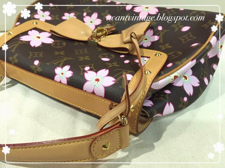 I Want Vintage | Vintage Designer Handbags: Louis Vuitton Limited Edition Cherry Blossom Sac ...