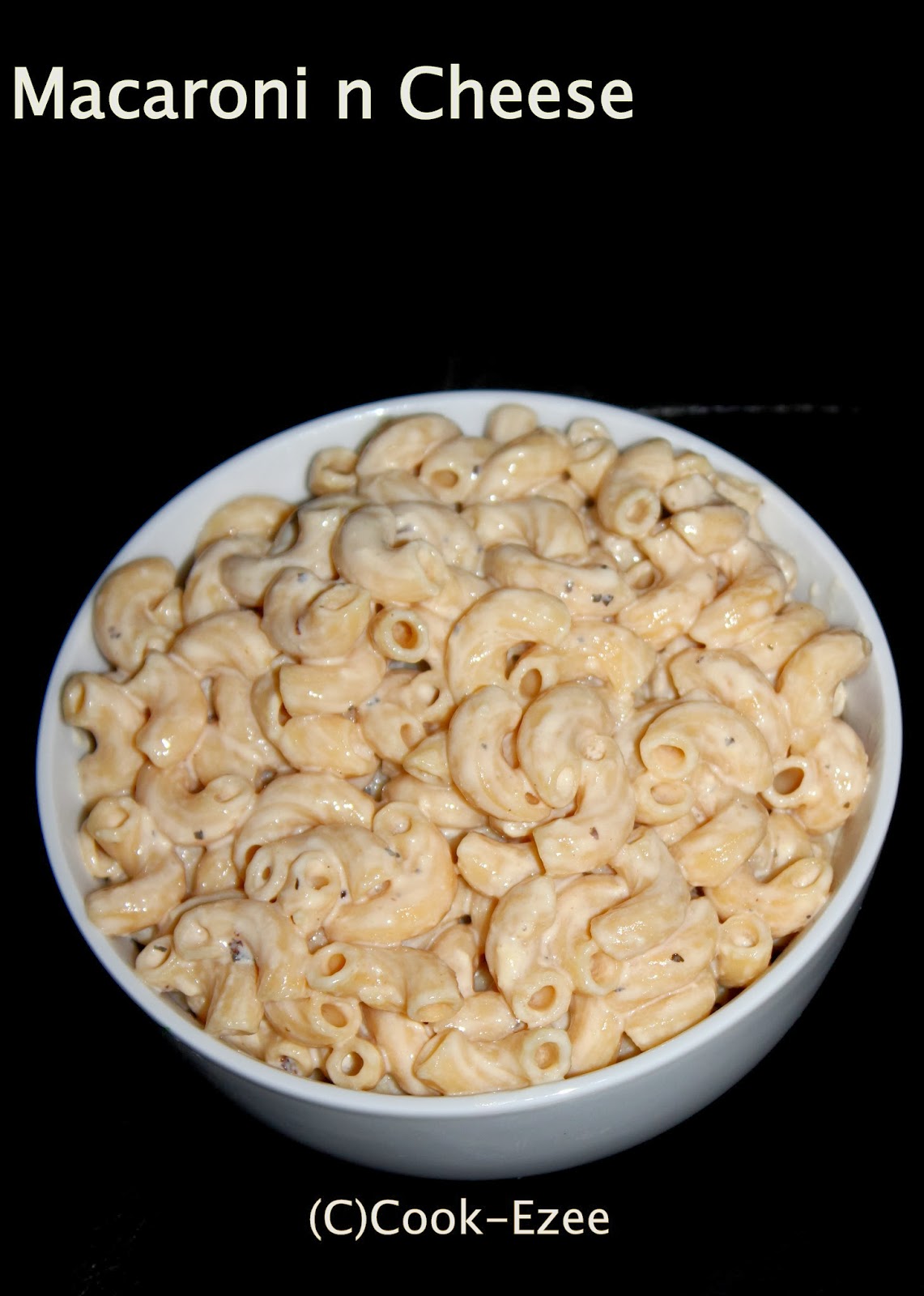 COOKEZEE Whole Wheat Macaroni and Cheese topped with scrambled egg