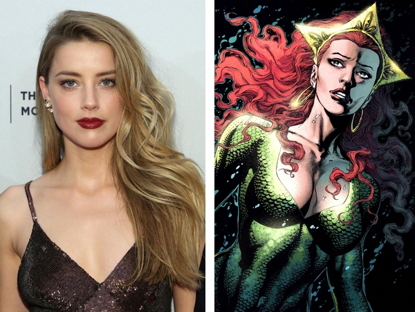 Amber Heard Official | Style, Fashion, Photos, Makeup, Lifestyle, News: Amber Heard Mera in Aquaman Justice League One!