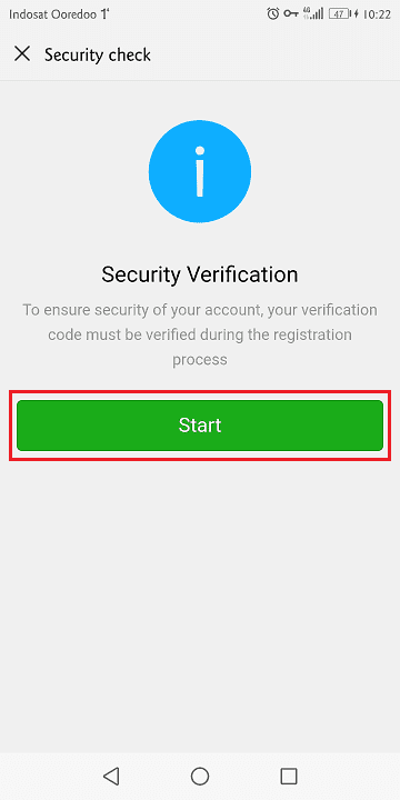 wechat mengharuskan pengguna baru melakukan security verification untuk menghindari akun bot