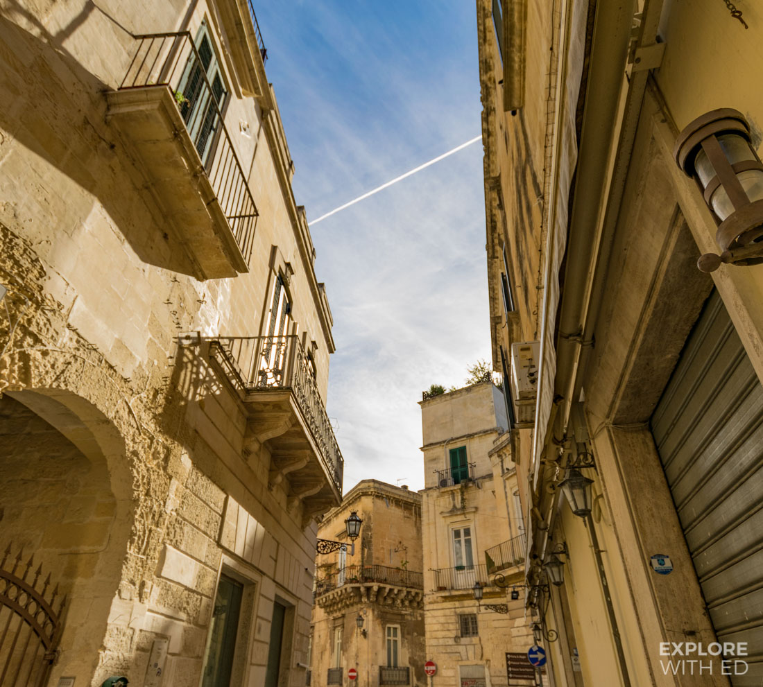 The historical centre of Lecce in Puglia