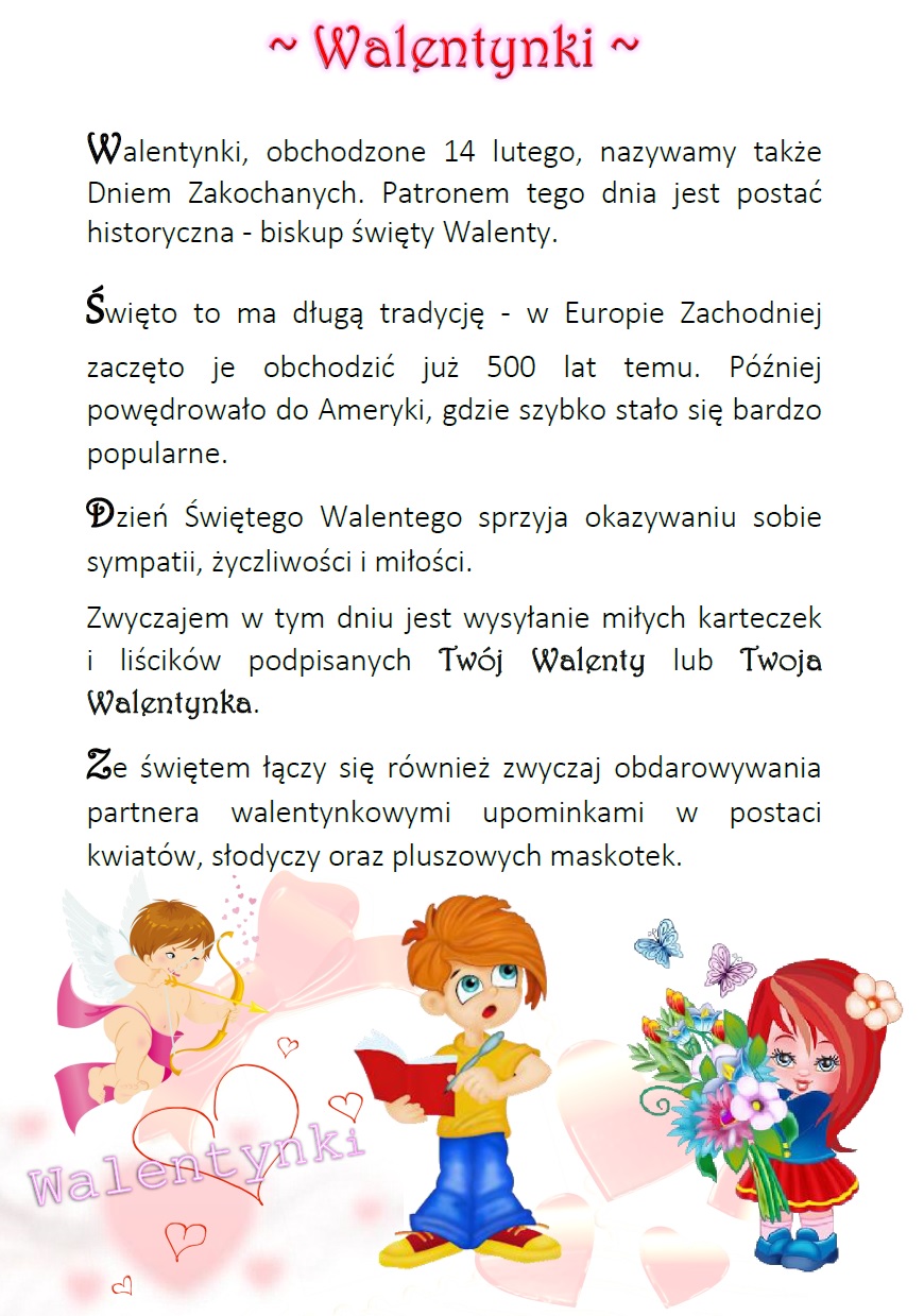 Wierszyki Na Walentynki Dla Nauczycielki BLOG EDUKACYJNY DLA DZIECI: WALENTYNKI