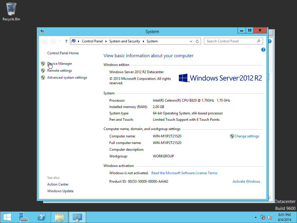Windows Server 2012 R2 With Update X64 2014 Dvd English